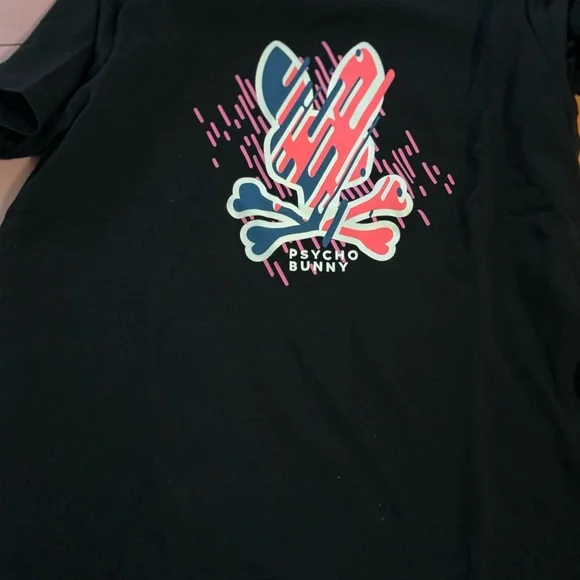 4 Psycho Bunny Kids Shirts Lot of 4! Green/Black/Red/Teal - Picture 10 of 13